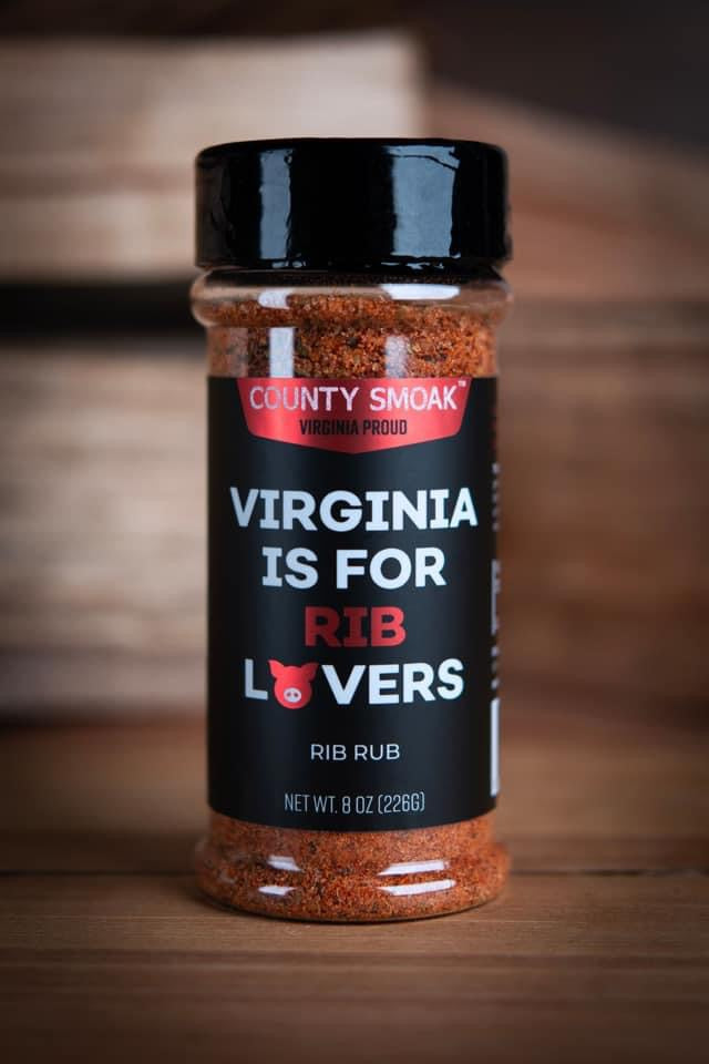 County Smoak Rib Rub - Virginia is for Rib Lovers